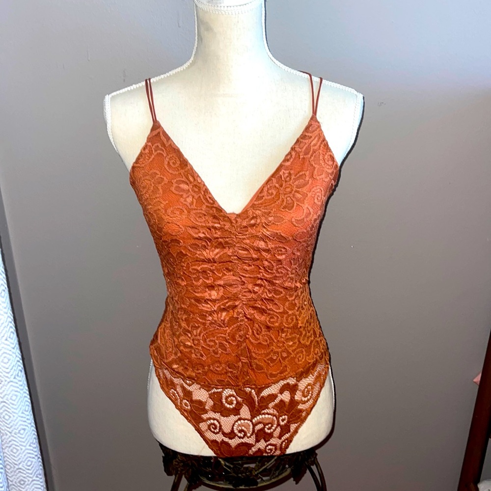 Orange Body Suit